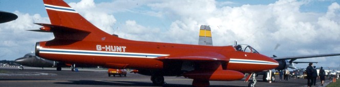 Bijster fraai; Hawker Hunter…